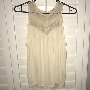 Ivory lace blouse
